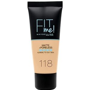 Maybelline Fit Me Matte + Poreless Foundation 118 Light Beige