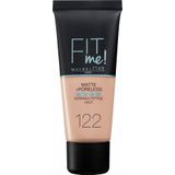 Maybelline New York - Fit Me Matte + Poreless Foundation - 122 Creamy Beige - 30 ml