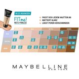 Maybelline New York - Fit Me Matte + Poreless Foundation - 122 Creamy Beige - 30 ml