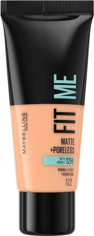 Maybelline New York - Fit Me Matte + Poreless Foundation - 122 Creamy Beige - 30 ml
