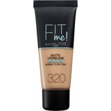 Maybelline New York Make-up teint Foundation Fit Me! Matte + Poreless Foundation No. 320 Natural Tan
