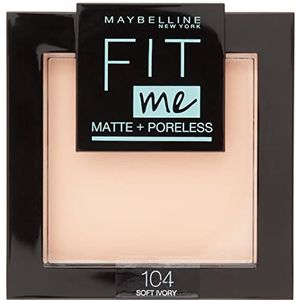Maybelline Fit Me Matte & Poreless Powder - 104 Soft Ivory - Poeder