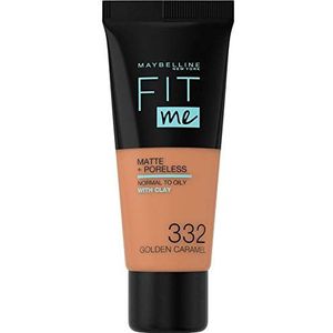 Maybelline Fit Me Matte + Poreless Foundation 332 Golden Caramel