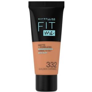 Maybelline Fit Me Matte + Poreless Foundation 332 Golden Caramel
