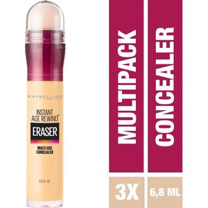 3x Maybelline Instant Anti Age Eraser Concealer 06 Neutralizer
