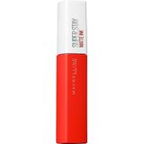 Maybelline New York - SuperStay Matte Ink Lipstick - 25 Heroine - Rood - Matte, Langhoudende Lippenstift - 5 ml