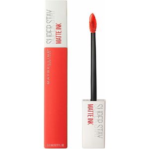 Maybelline - SuperStay Matte Ink - Lippenstift - 25 Heroine - Rood - 24 uur houdbaar