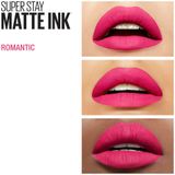 Maybelline New York - Superstay Matte Ink - Lippenstift - Romantic - 5 ml