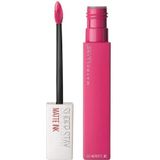 Maybelline New York - SuperStay Matte Ink Lipstick - 30 Romantic - Roze - Matte, Langhoudende Lippenstift - 5 ml