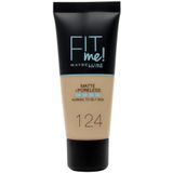 Maybelline New York Make-up teint Foundation Fit Me! Matte + Poreless Foundation No. 124 Soft Sand