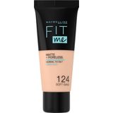 Maybelline New York Make-up teint Foundation Fit Me! Matte + Poreless Foundation No. 124 Soft Sand