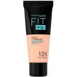 Maybelline New York Make-up teint Foundation Fit Me! Matte + Poreless Foundation No. 124 Soft Sand