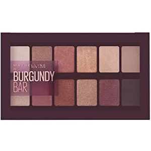 Maybelline New York Oog make-up Oogschaduw The Burgundy Bar Eye Shadow Palette