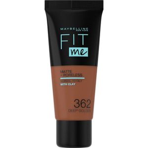 Maybelline New York Make-up teint Foundation Fit Me! Matte + Poreless Foundation No. 362 Deep Golden