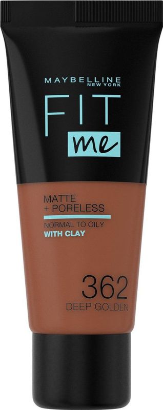 Maybelline New York Make-up teint Foundation Fit Me! Matte + Poreless Foundation No. 362 Deep Golden