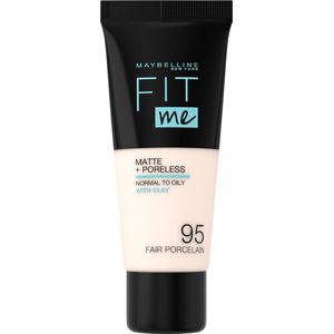 Maybelline - Fit Me Matte + Poreless - Medium Dekkende Foundation - 30 ml