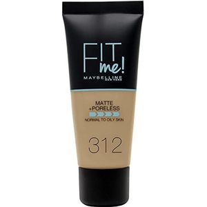 Maybelline New York Fit Me Matte & Poreless Foundation - 312 Gouden - 30 ml