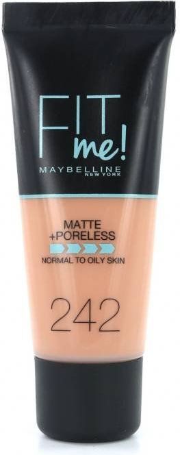 Maybelline - Fit Me Matte + Poreless Foundation 30 ml 242 Light Honey