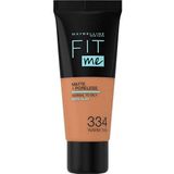 MAYBELLINE New York Fit me Matte und Poreless Make-up, Nr. 334 Warm Tan, 30 ml