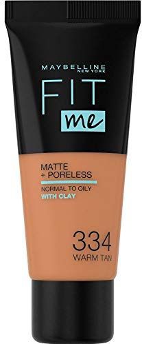 Maybelline New York Make-up teint Foundation Fit Me! Matte + Poreless Foundation No. 334 Warm Tan