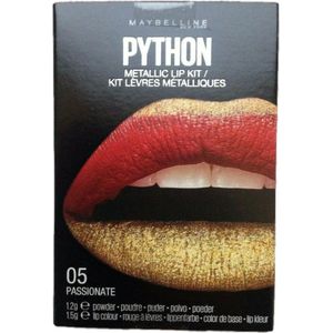 Maybelline New York - Python metalen lippenstiftset - 05 Rouge Or Passionné