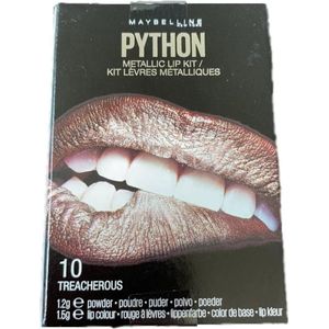 Maybelline New York - Python metalen lippenstiftset - 10 Treacherous