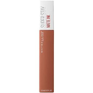 Maybelline New York - SuperStay Matte Ink Lipstick - 75 Fighter - Bruin - Matte, Langhoudende Lippenstift - 5 ml