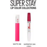 Maybelline - SuperStay Matte Ink - Lippenstift - Rood - Matte, Langhoudend - 5 ml