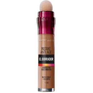 Maybelline New York - Concealer voor donkere kringen, wallen en onvolkomenheden Eye Eraser Tone 11 Tan Dark Skin - 6 ml