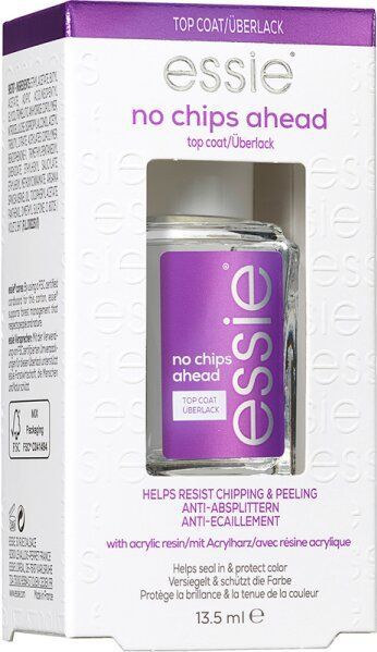 essie - No Chips Ahead - Top Coat - Transparant - 13.5 ml