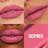 Maybelline - SuperStay Matte Ink Lipstick - 125 Inspirer - Roze - Matte, Langhoudend - 5 ml