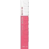 Maybelline - SuperStay Matte Ink Lipstick - 125 Inspirer - Roze - Matte, Langhoudend - 5 ml