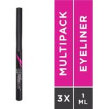 Maybelline New York - Eye Studio Hyper Precise All Day Liner - Zwart - Waterproof