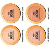 Maybelline New York - City Bronzer & Contour Powder - 200 Medium Cool - Bronzing en Contouring Poeder - 51,4 gr.