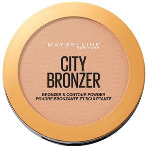 Maybelline New York - City Bronzer & Contour Powder - 200 Medium Cool - Bronzing en Contouring Poeder - 51,4 gr.