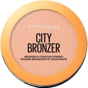 Maybelline City Bronzer Bronzer & Countour Powder - 250 Medium Warm - Bronzing en Contouring Poeder - 51,4 gr.