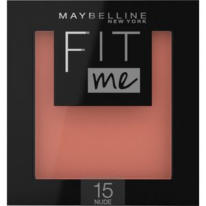 Maybelline Fit Me Blush - 15 Nude - Oranje - Natuurlijk Ogende Rouge - 4,5 gr