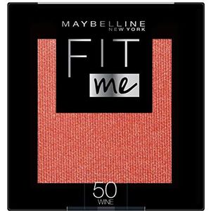 Maybelline - Fit Me Blush - 50 Wine - Rood - Natuurlijk Ogende Rouge - 4,5 gr.