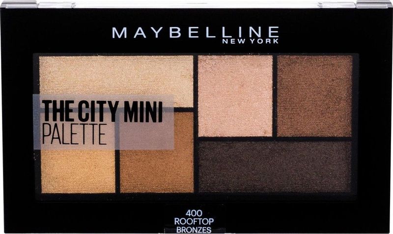 MAYBELLINE NEW YORK - The City Mini Palette - Oogschaduw Palette - Tint 400 Rooftop Bronzes - 6 g