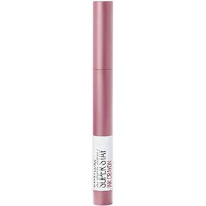 Maybelline New York Lippenstift, Super Stay Ink Crayon, mat en langdurig, nr. 30 Seek Adventure, 1,5 g
