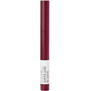 Maybelline New York Lippenstift, Super Stay Ink Crayon, mat en langdurig, nr. 55 Make It Happen, 1,5 G