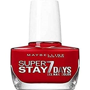 Maybelline New York Professionele nagellak – geltechnologie – Super Stay 7 Days – Kleur: Passion Red (08)