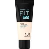 Maybelline New York - Fit Me Matte + Poreless Foundation - 101 True Ivory - 30 ml
