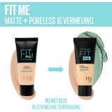 Maybelline - Fit Me Matte + Poreless Foundation 30 ml 112 Soft Beige