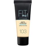Maybelline New York Make-up teint Foundation Fit Me! Matte + Poreless Foundation No. 103 Pure Ivory
