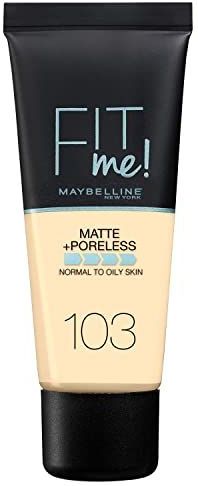 Maybelline New York Make-up teint Foundation Fit Me! Matte + Poreless Foundation No. 103 Pure Ivory