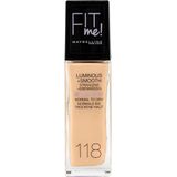 Maybelline New York Make-up teint Foundation Fit Me! Liquid Make-Up No. 118 Light Beige