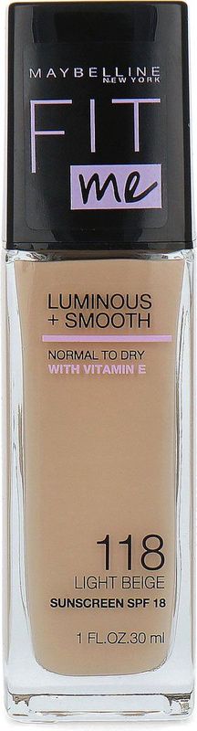 Maybelline New York Make-up teint Foundation Fit Me! Liquid Make-Up No. 118 Light Beige