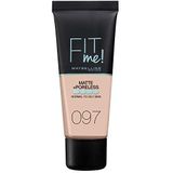 Maybelline New York Make-up teint Foundation Fit Me! Matte + Poreless Foundation No. 97 Natural