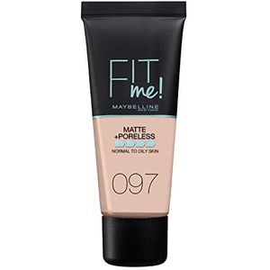 Maybelline New York Make-up teint Foundation Fit Me! Matte + Poreless Foundation No. 97 Natural